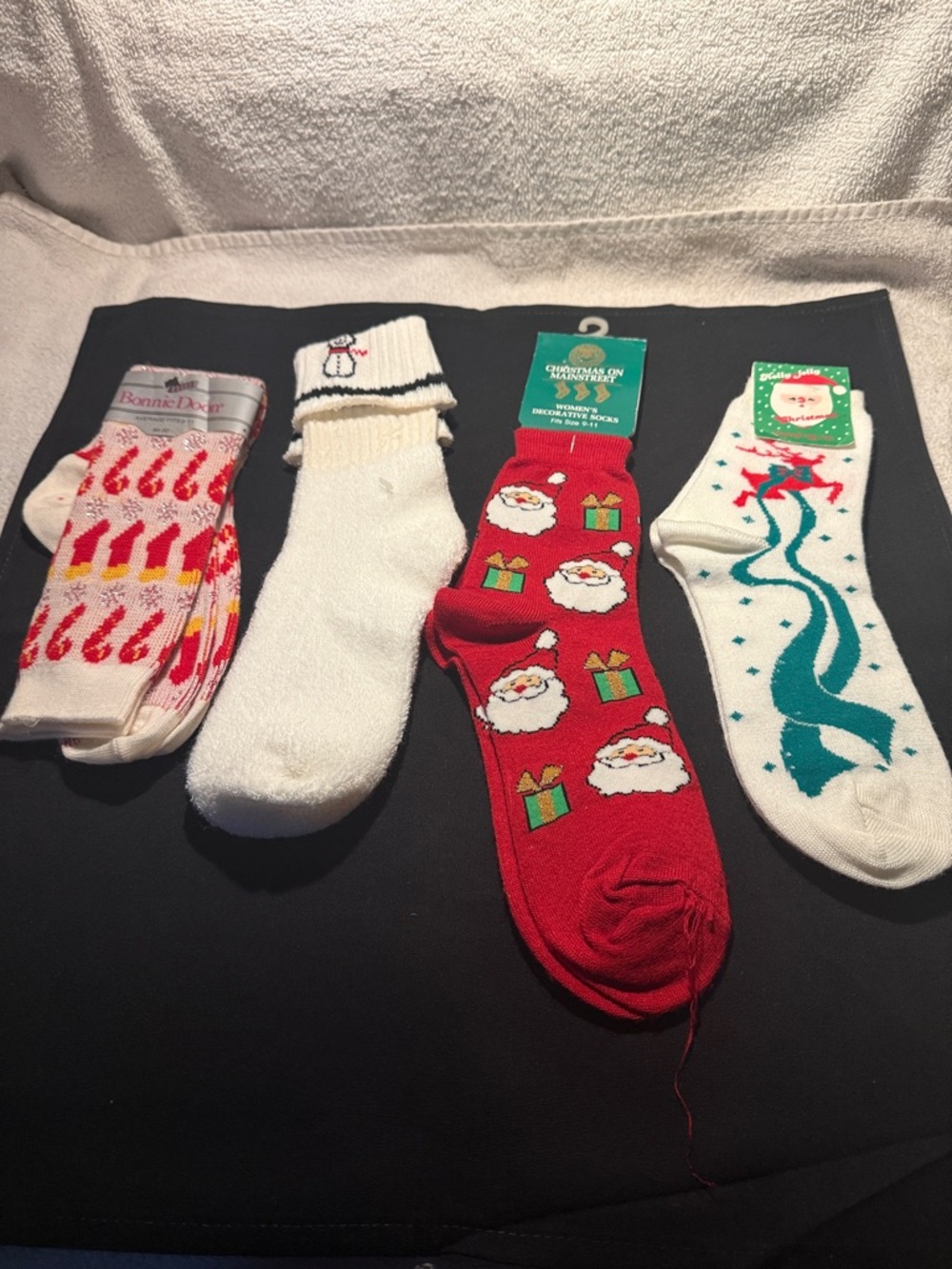 Women’s Christmas Novelty  Socks - Stocking Design, snowman , Santa & reindeer